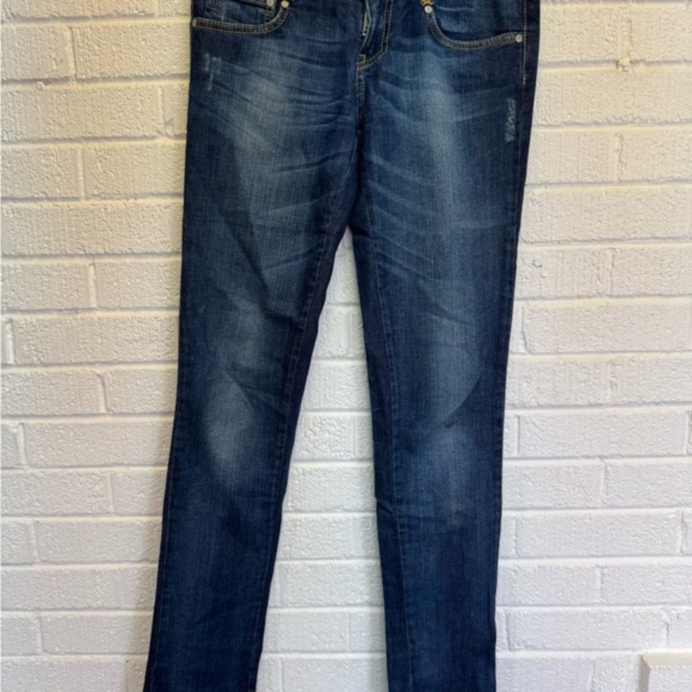 Frankie Morello Blue Skinny Jeans Modern Fit